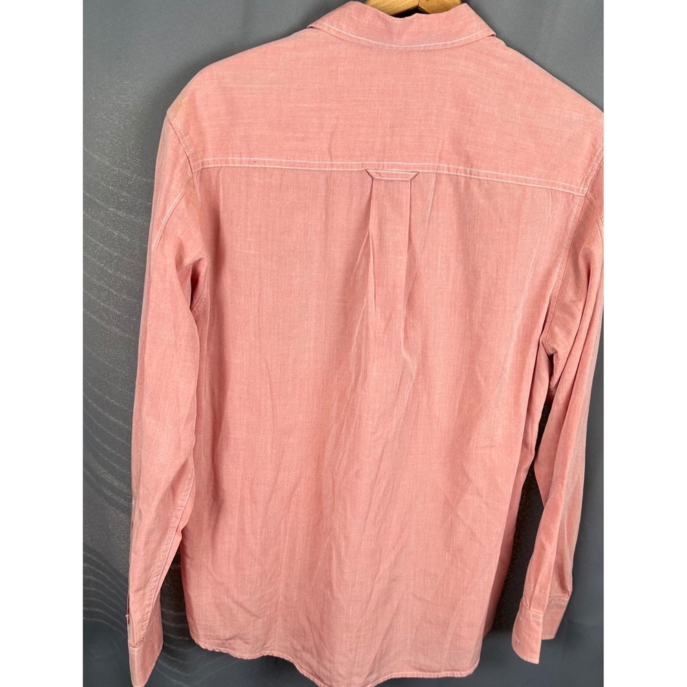 Tommy Bahama Jeans Mens Island Modern Fit Coral Pink Tencel Cotton Shirt L - Picture 7 of 7